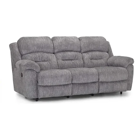 Casual Manual Reclining Sofa